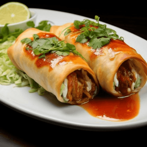 Chimichangas (Beef Tips or Chicken)