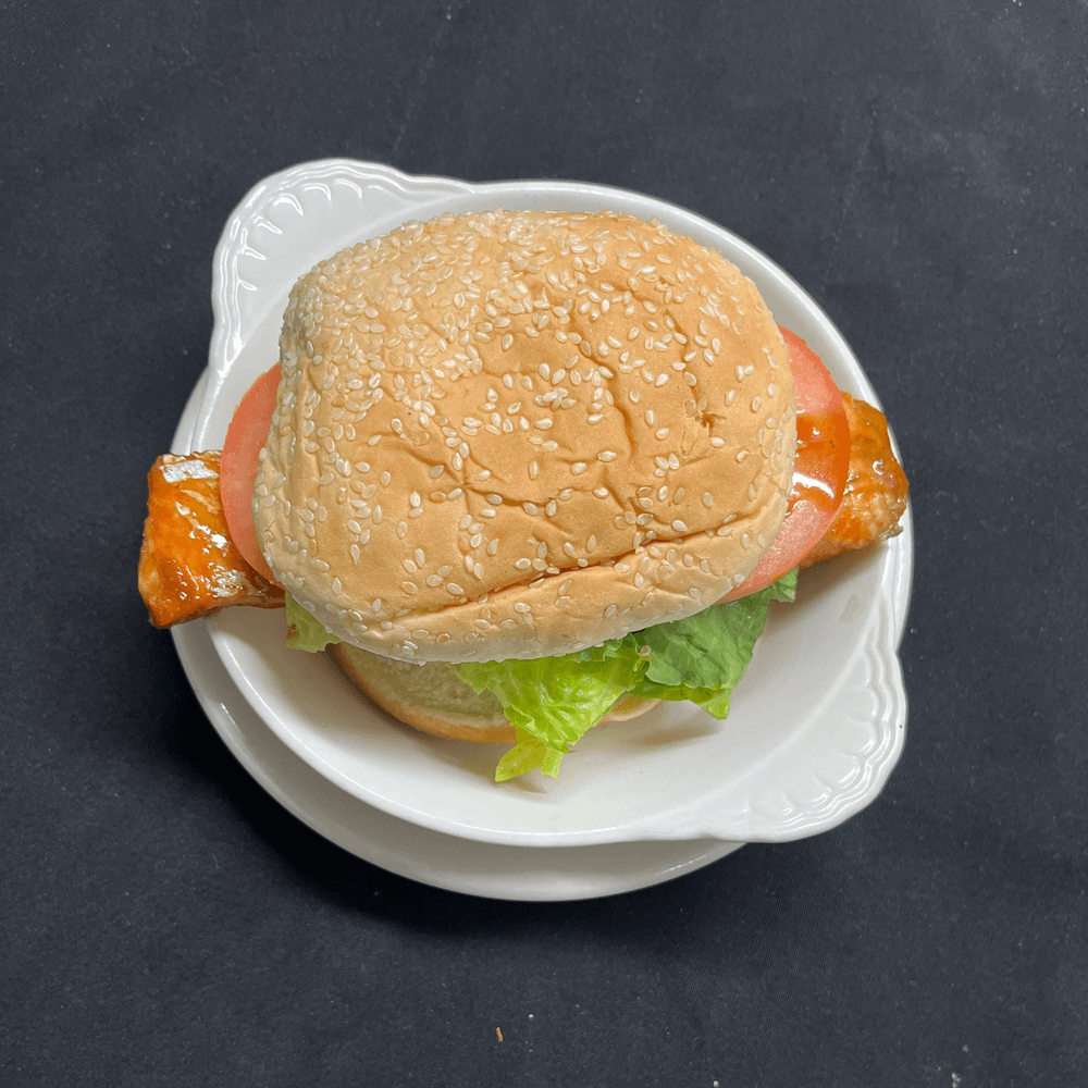 Jerk Salmon Sandwich