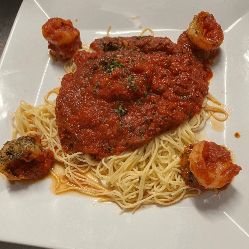 Shrimp marinara