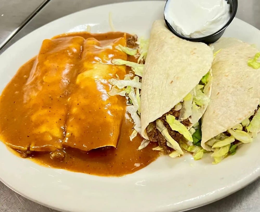 Two Enchiladas, Two Tacos