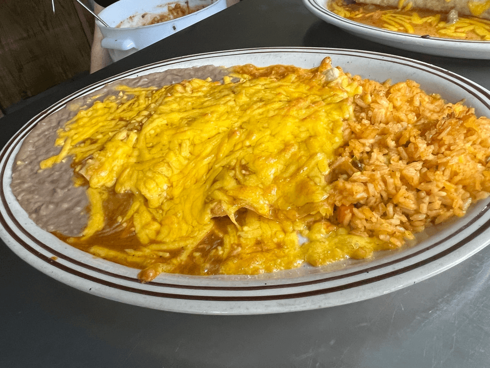 #24 Tamal and Enchilada