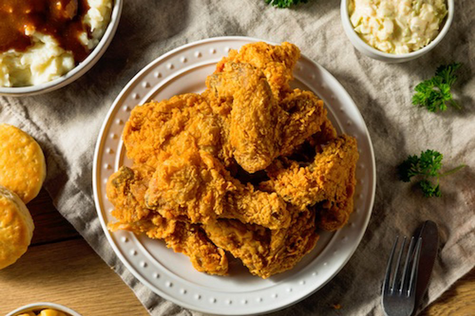 Fried Chicken 2 Thighs