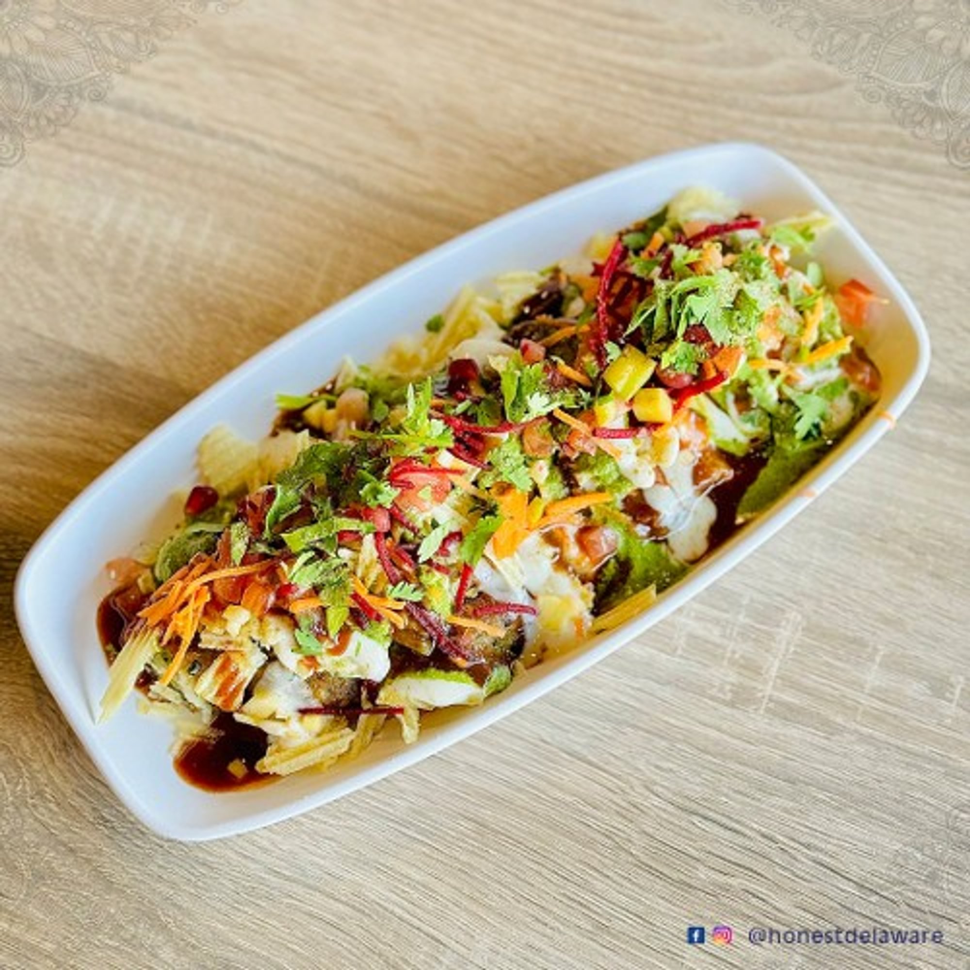 Aloo Tikki Chaat (Farali)