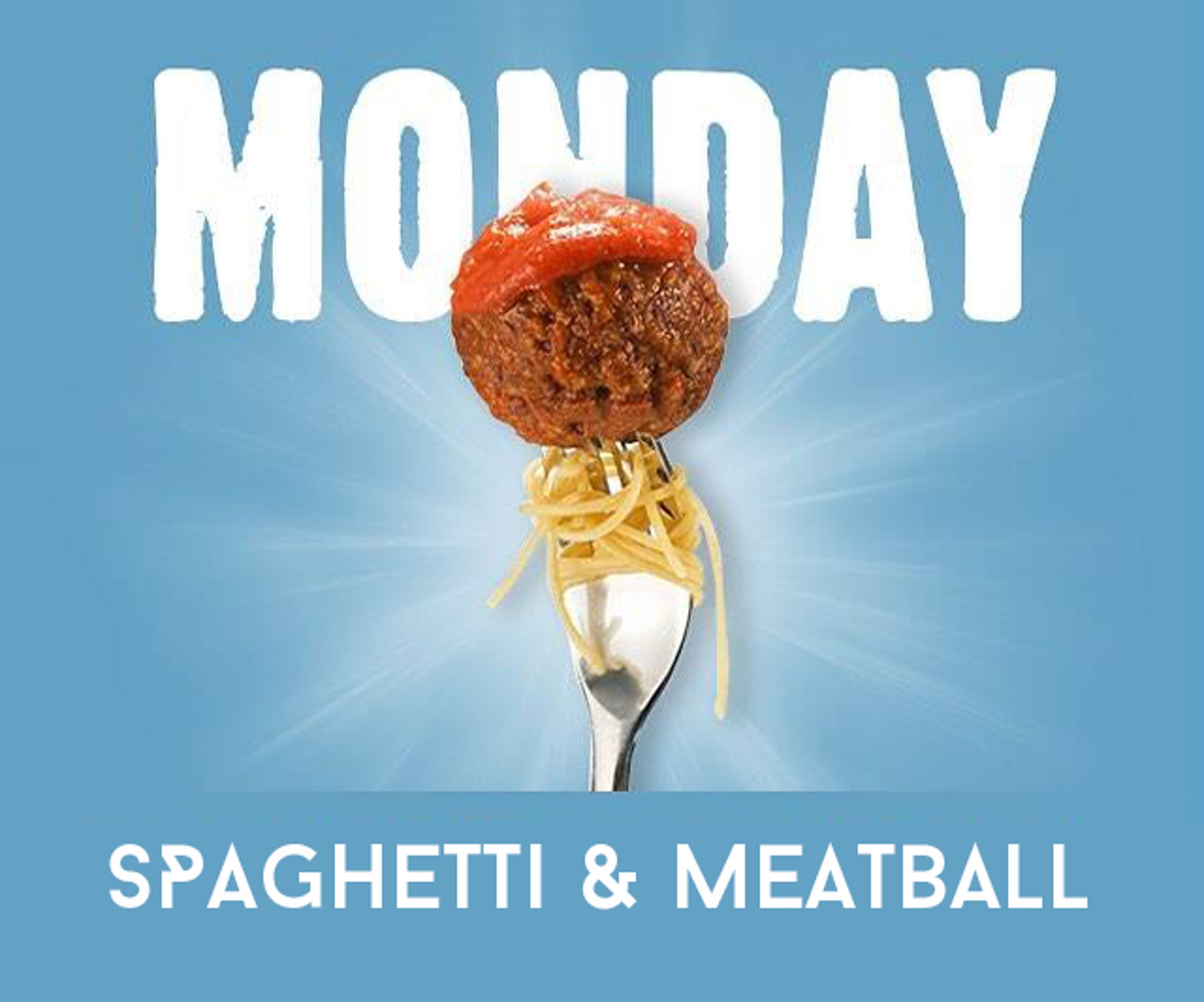 Spaghetti w/1 Meatball - Available Monday Only