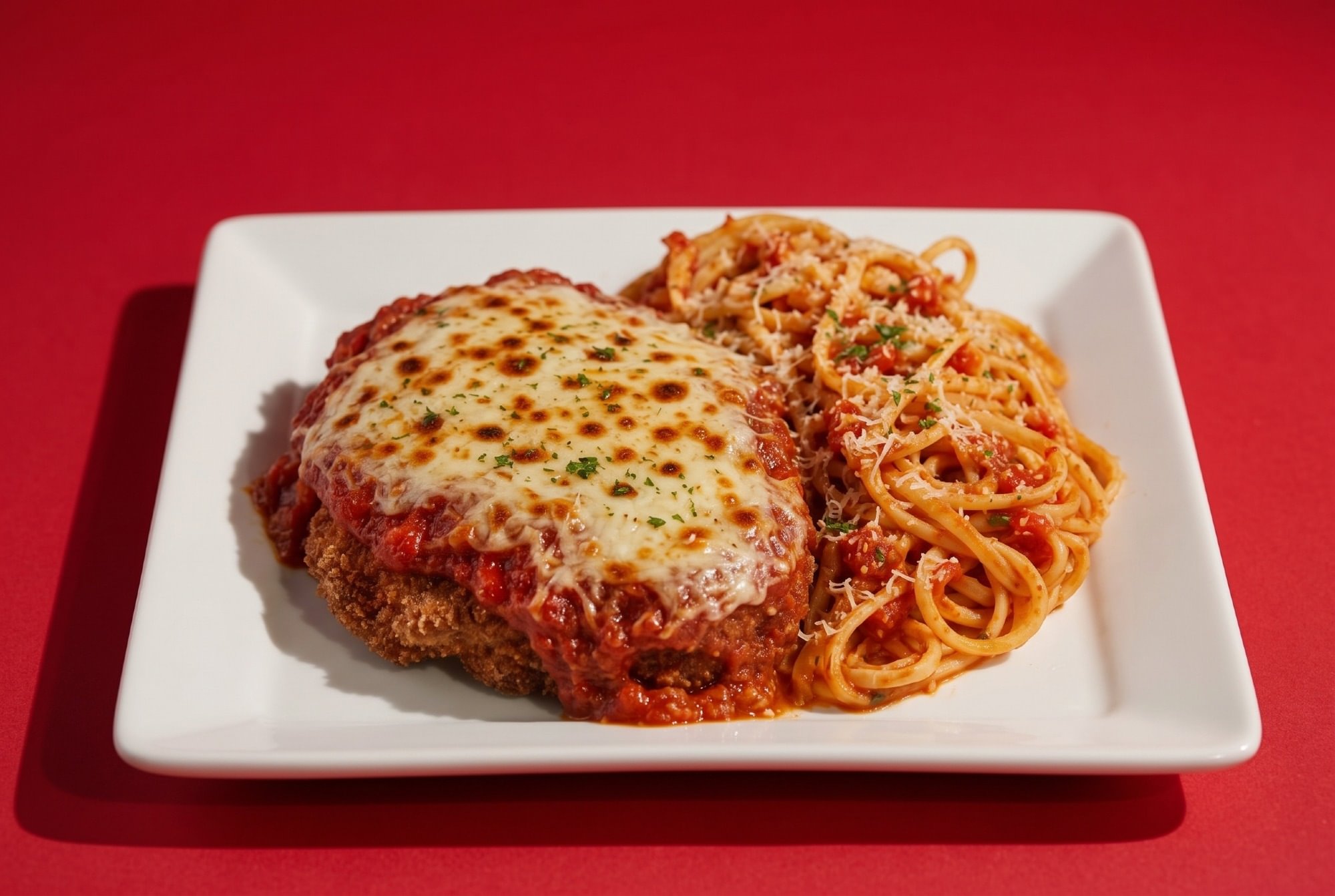 Veal Parmigiana Pasta