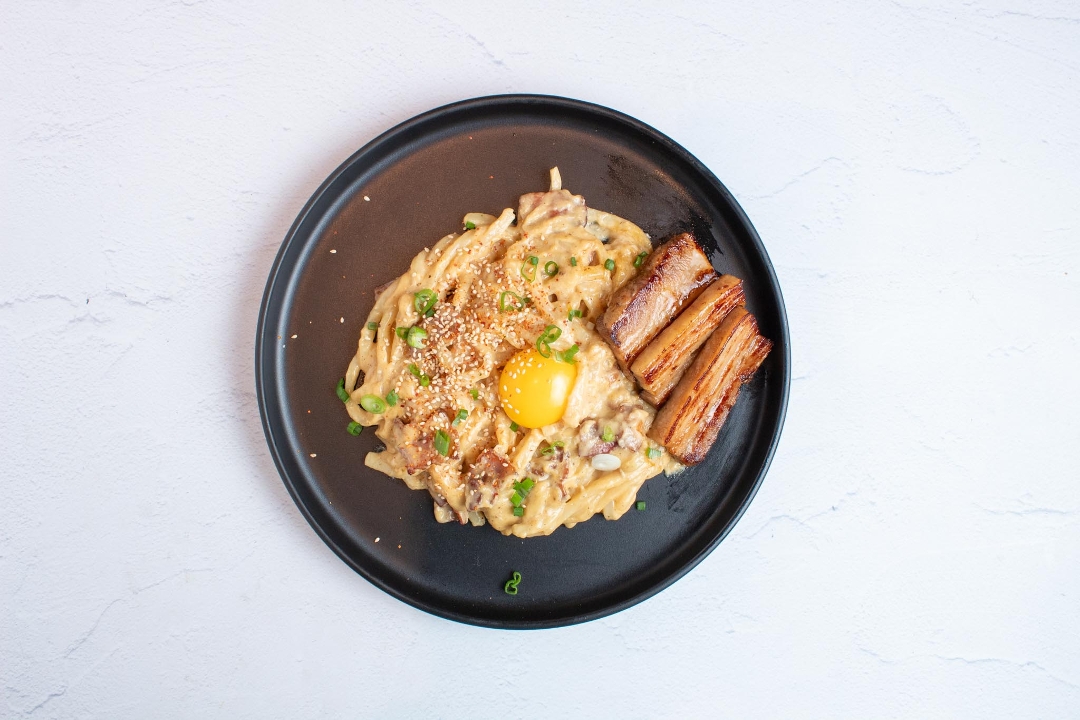 Udon Carbonara
