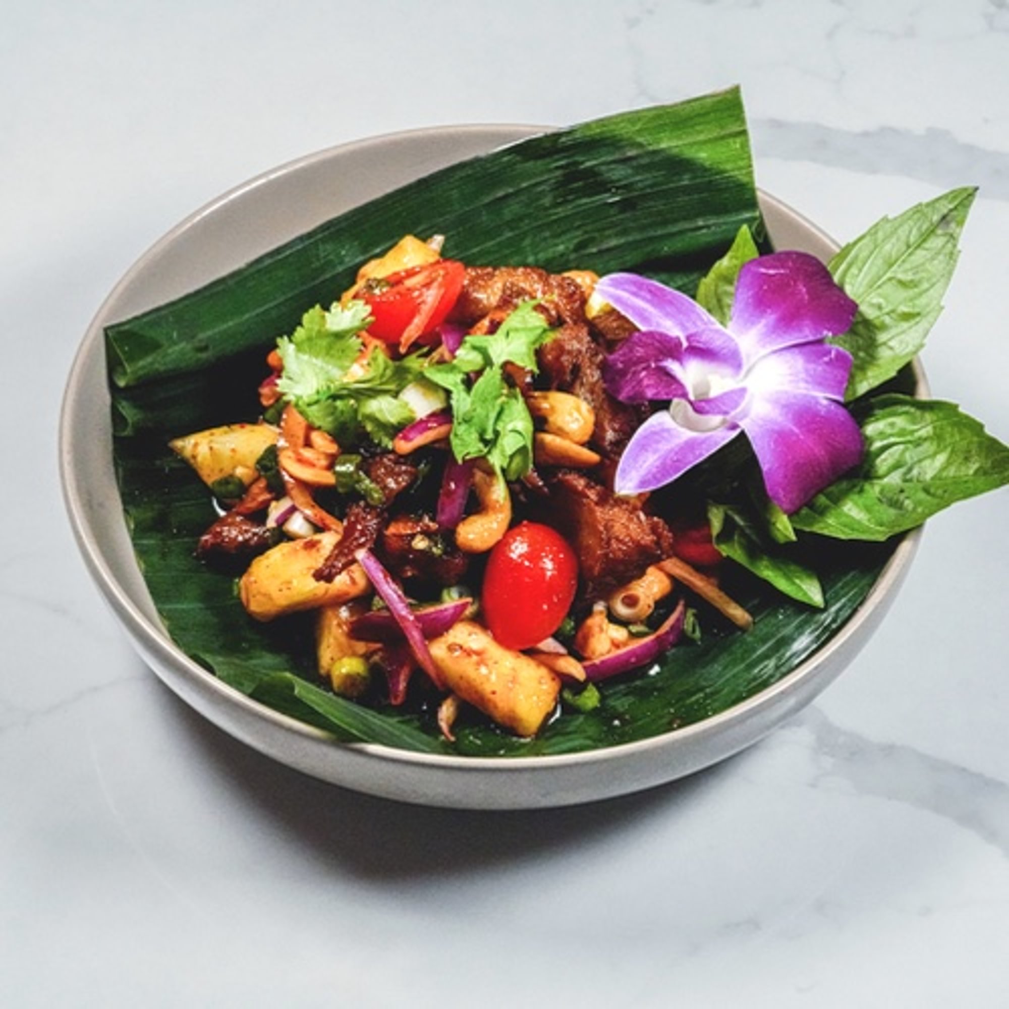 Mock Duck Salad