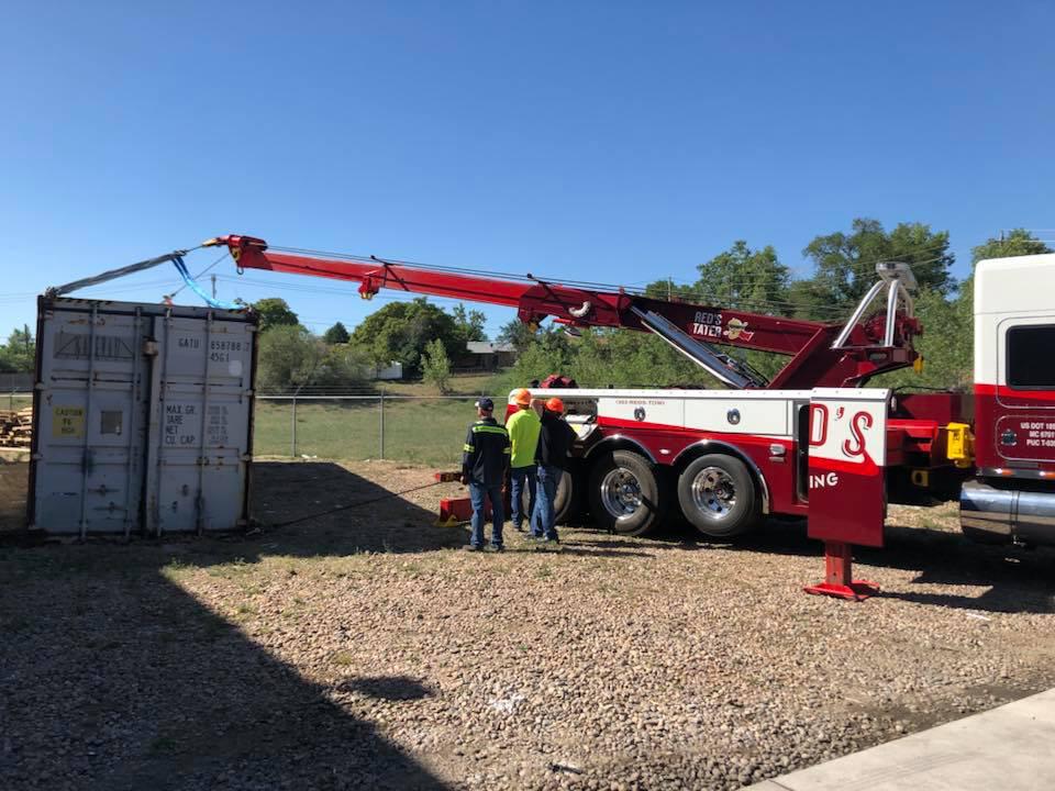 container towing service