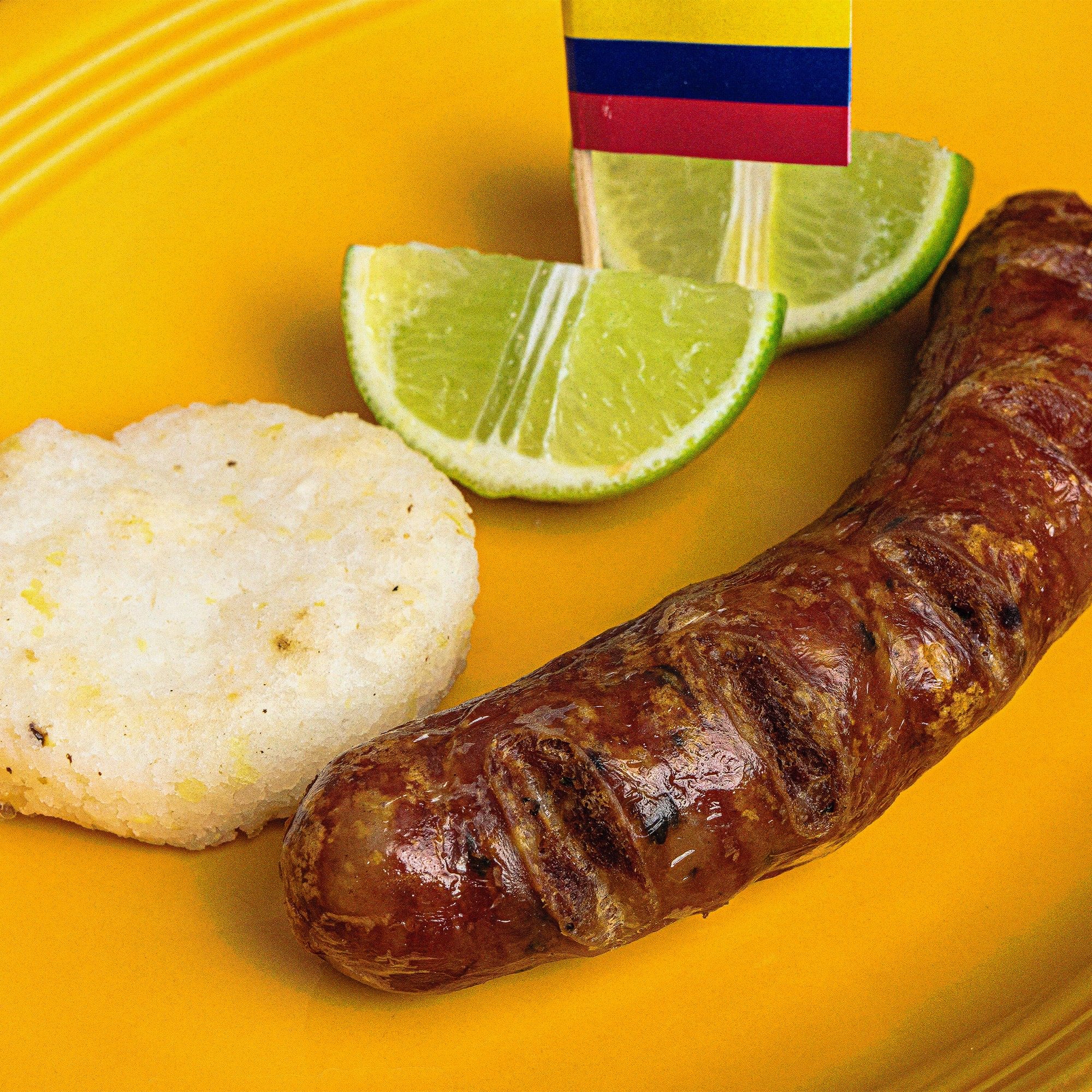 Chorizo con Arepita