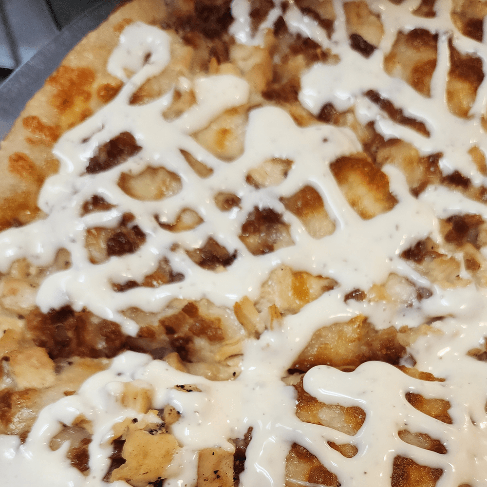 Chicken, Bacon, Ranch Pizza