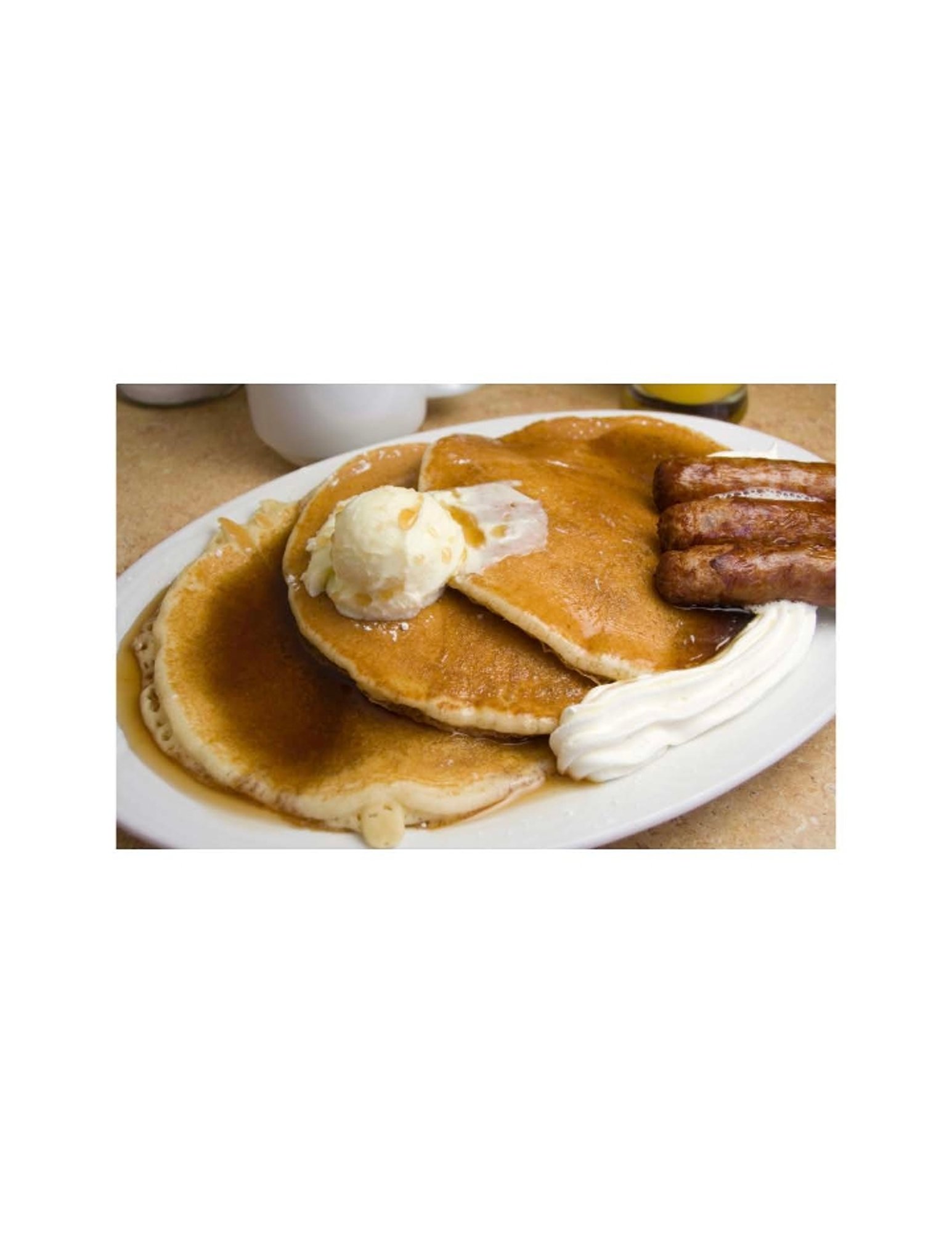 Hot Cakes with Choice of Meat