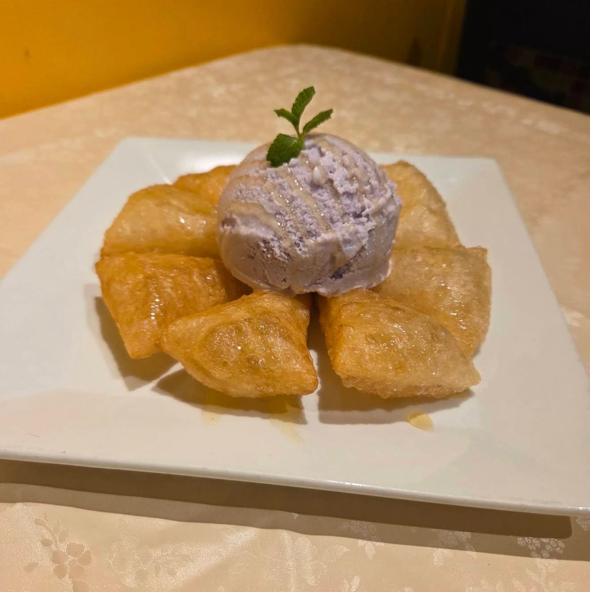 Roti with Ice Cream