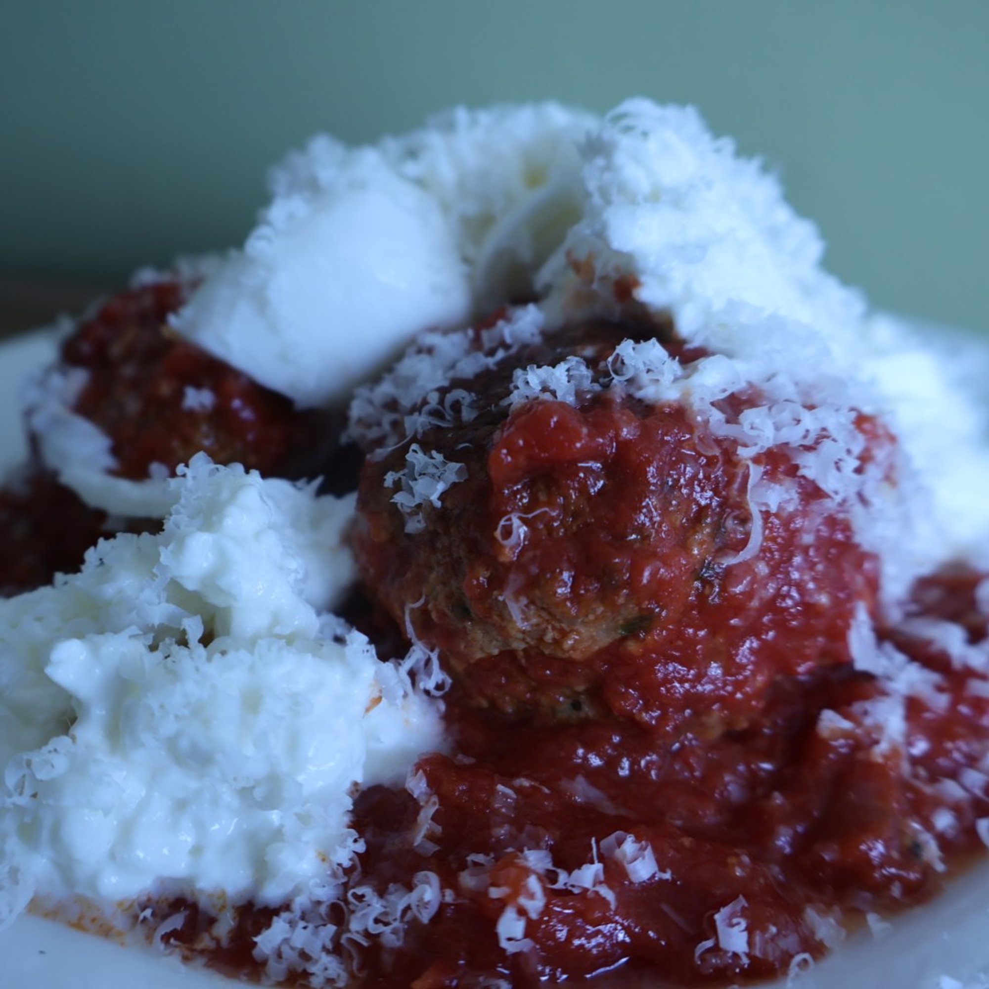 Meatballs with Burrata