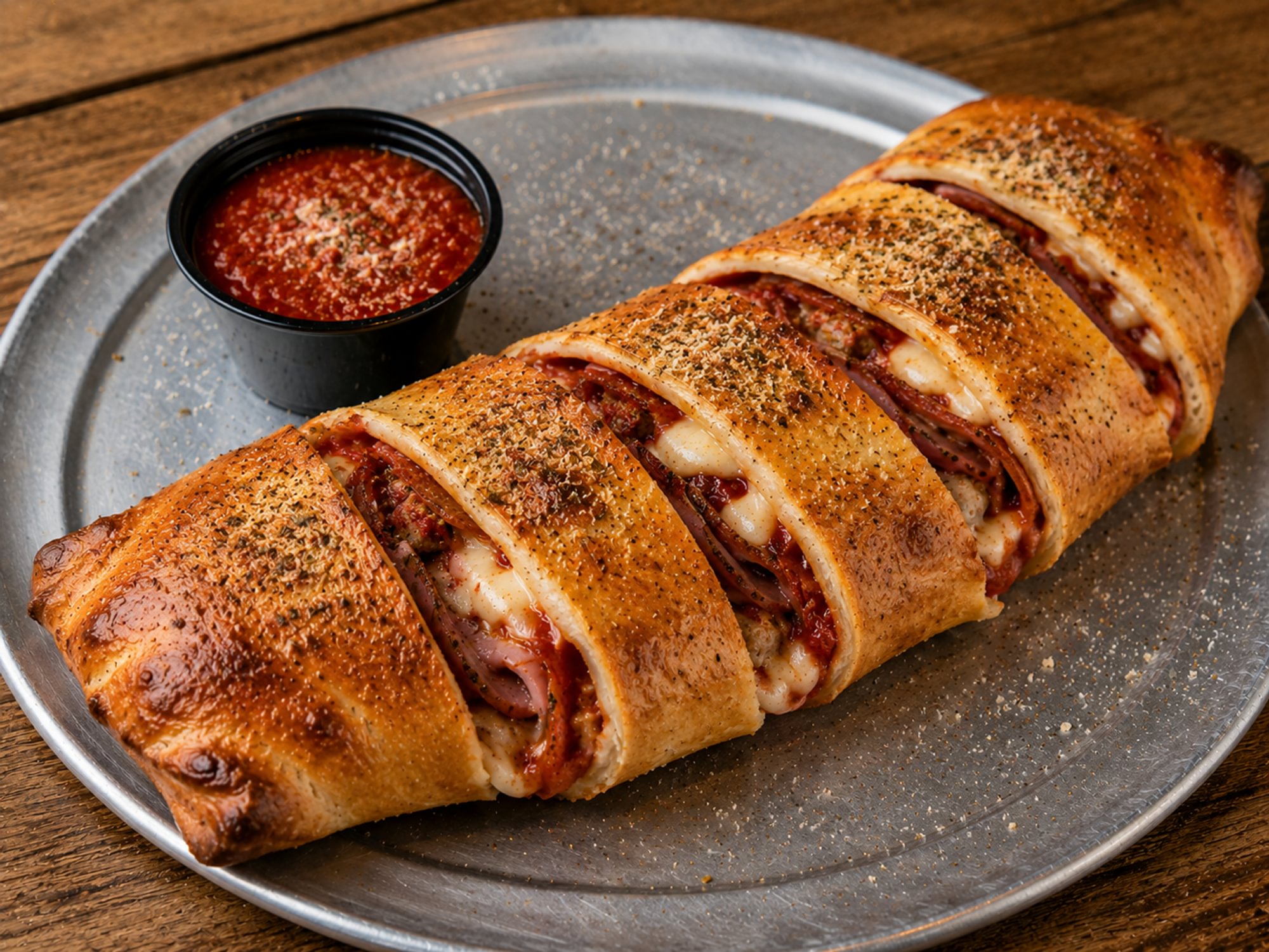 Ham, Pepperoni, & Cheese Stromboli