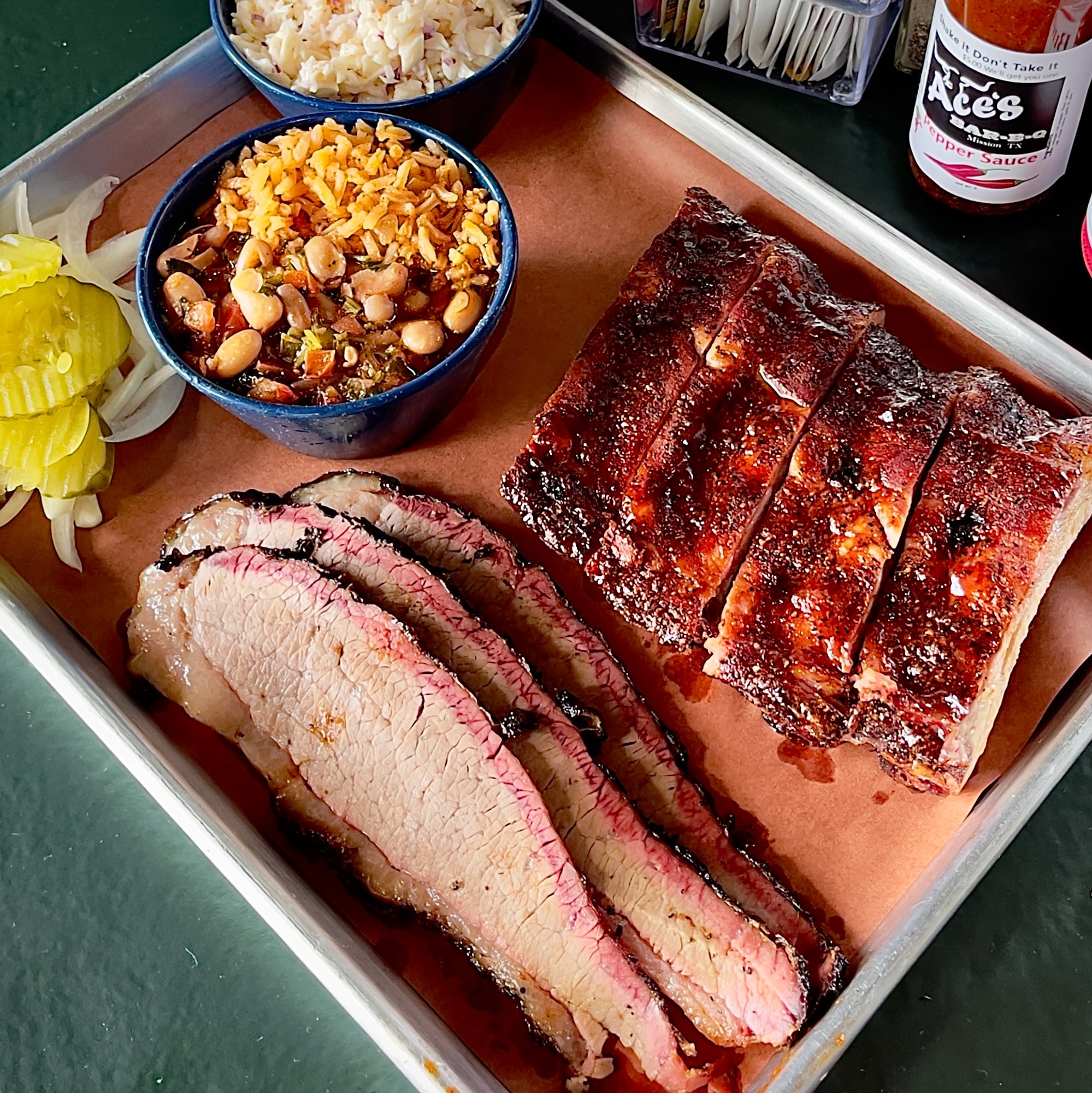 BBQ Rib & Brisket Plate