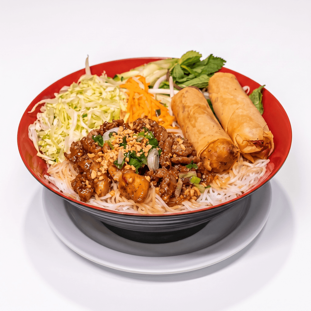 69. Grilled Beef & Egg Roll on Vermicelli