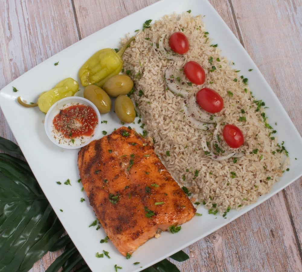 Grilled Salmon Filet.