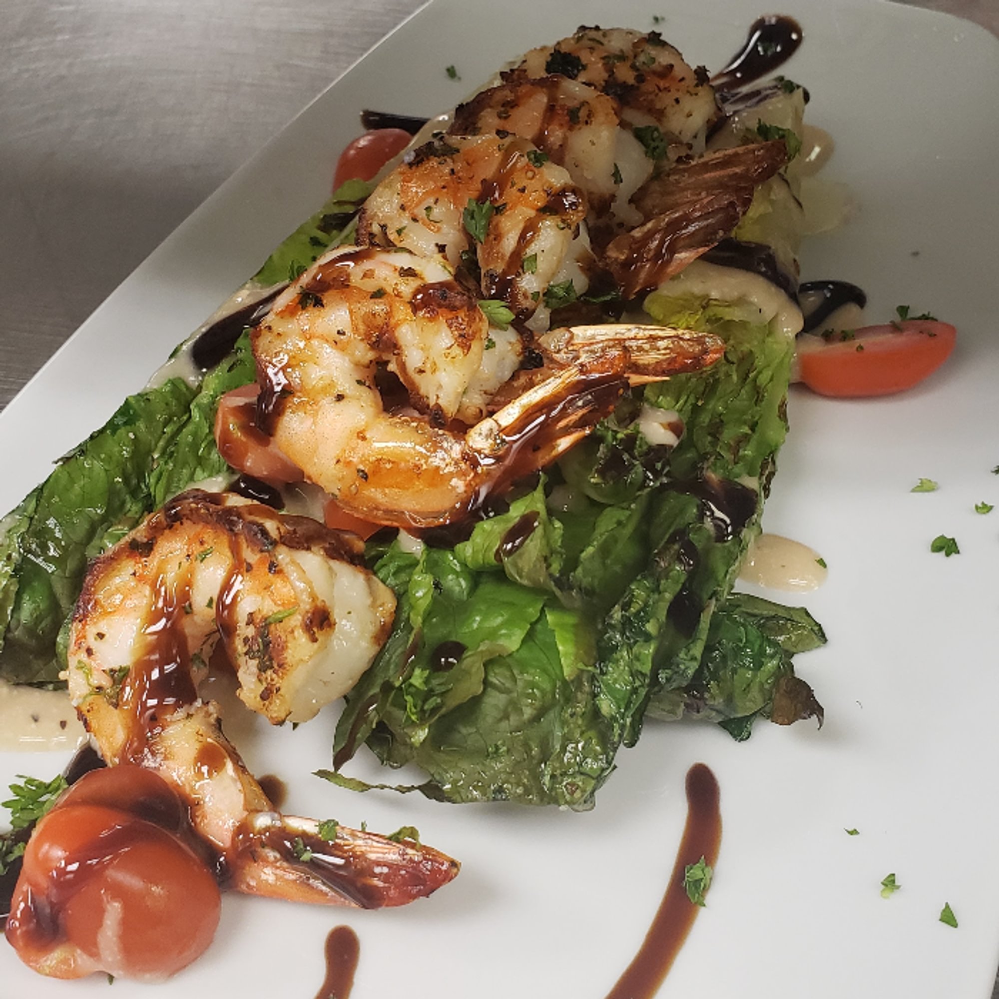 Grilled Romaine