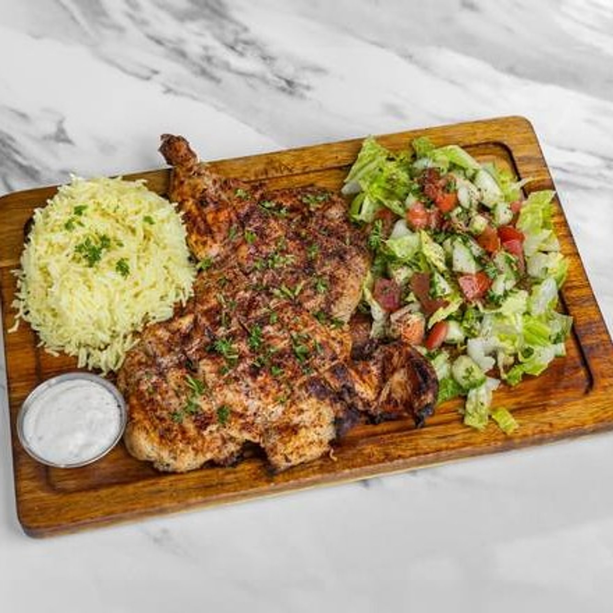 Half Grilled Chicken