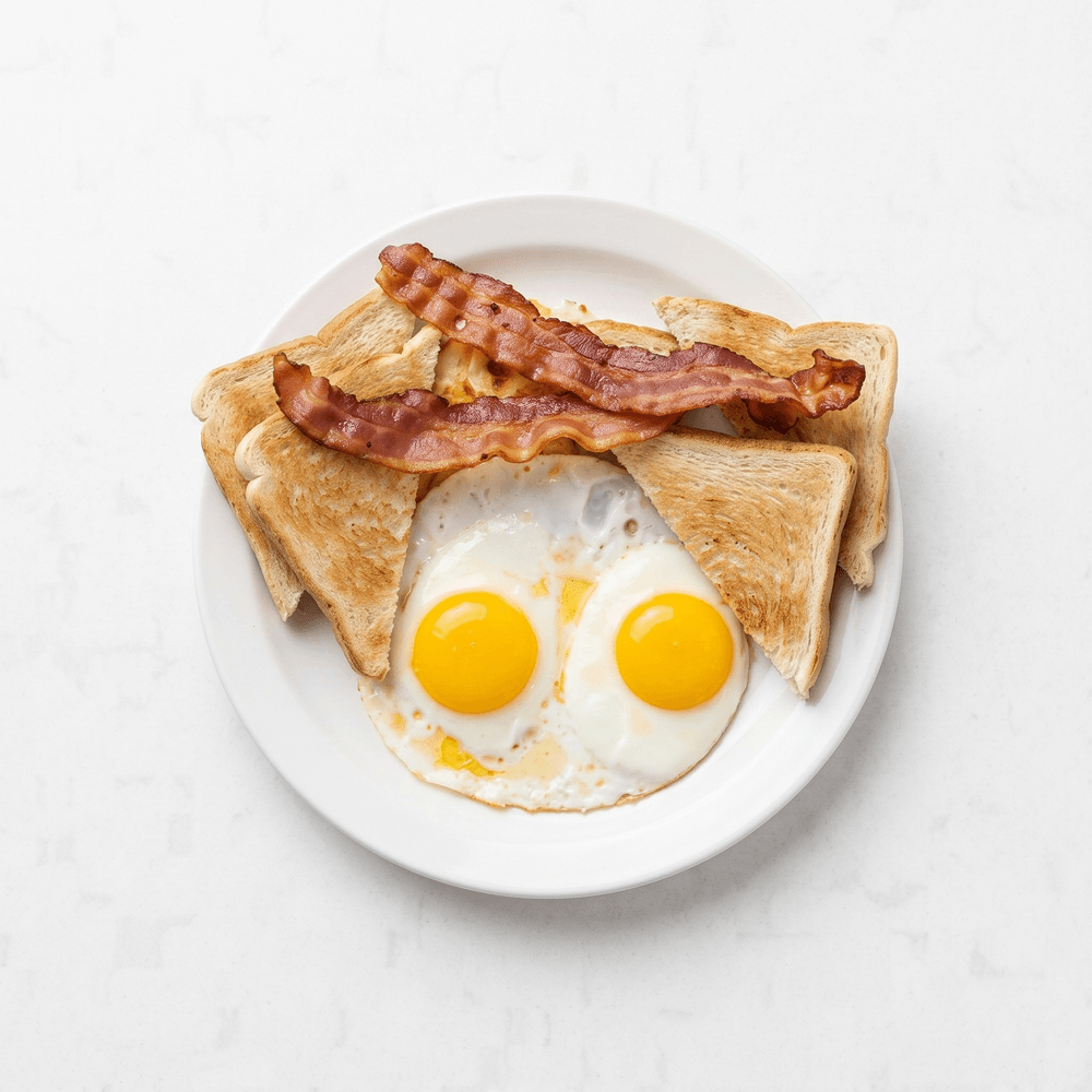 #3 Two Eggs & Meat