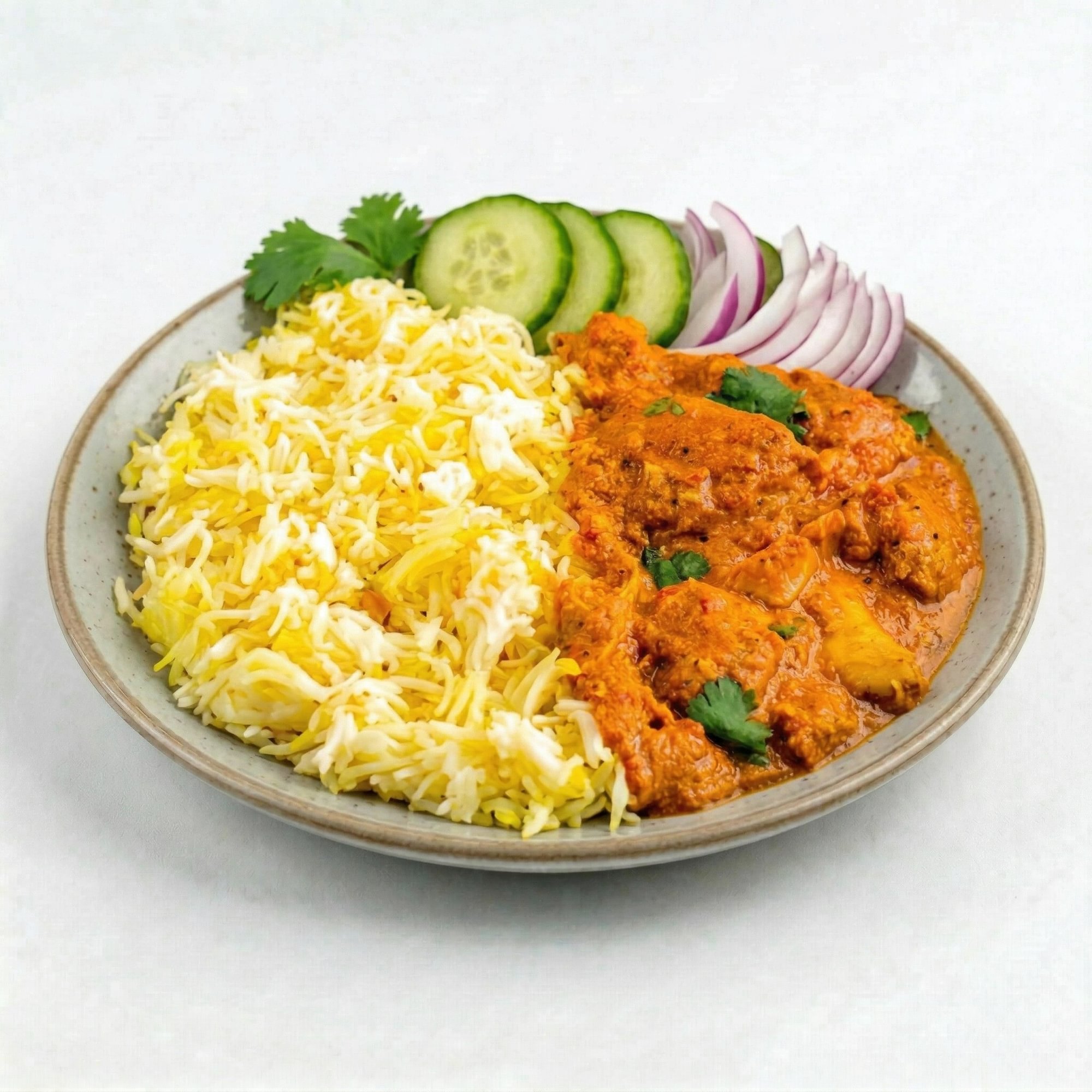 Butter Chicken with Jeera Rice