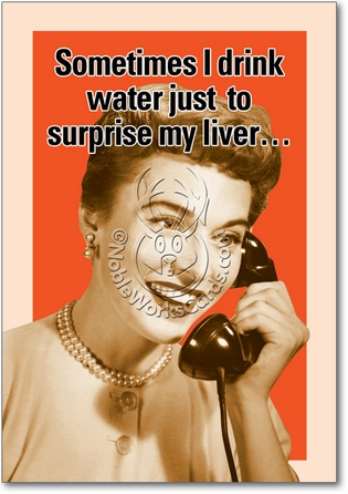 Drink Water Card