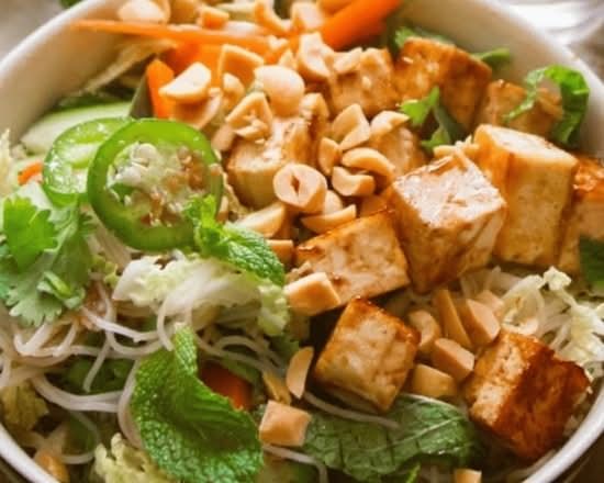 Fried Tofu Salad