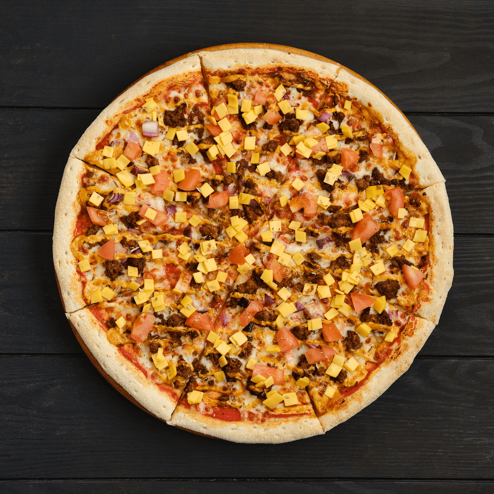 Ground Beef Pizza Pie