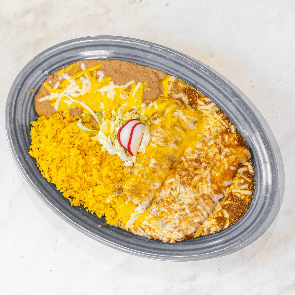 #8. Enchilada and Chile Relleno Combo