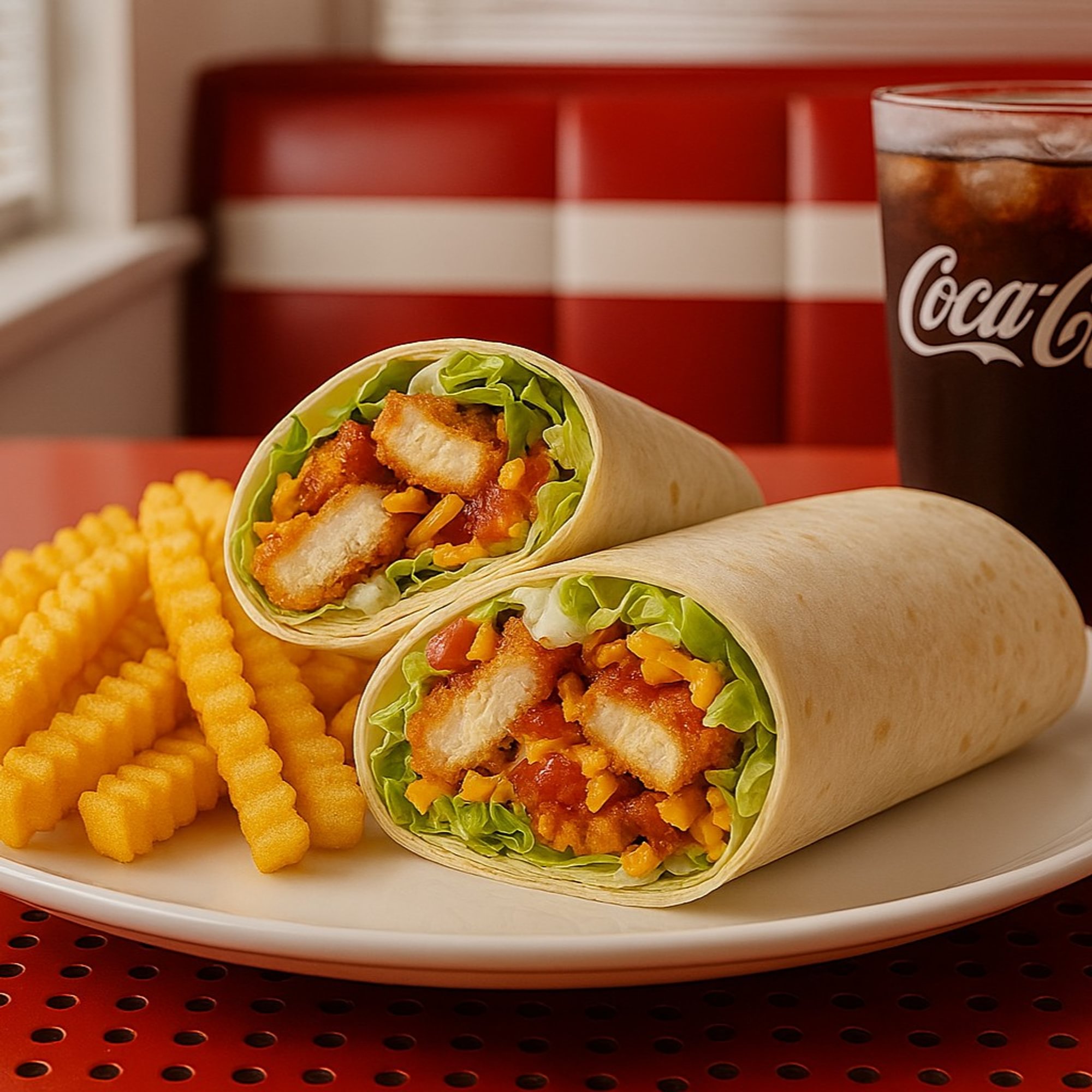 COMBO Buffalo Chicken Wrap