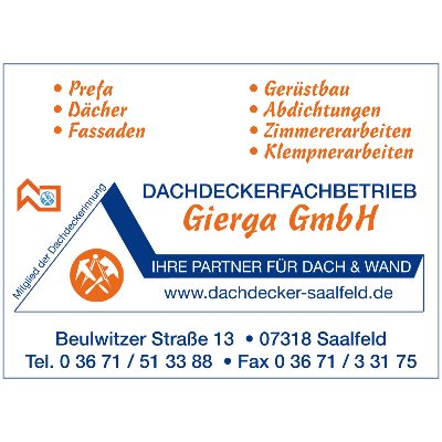 Logo von Dachdeckerfachbetrieb Gierga GmbH