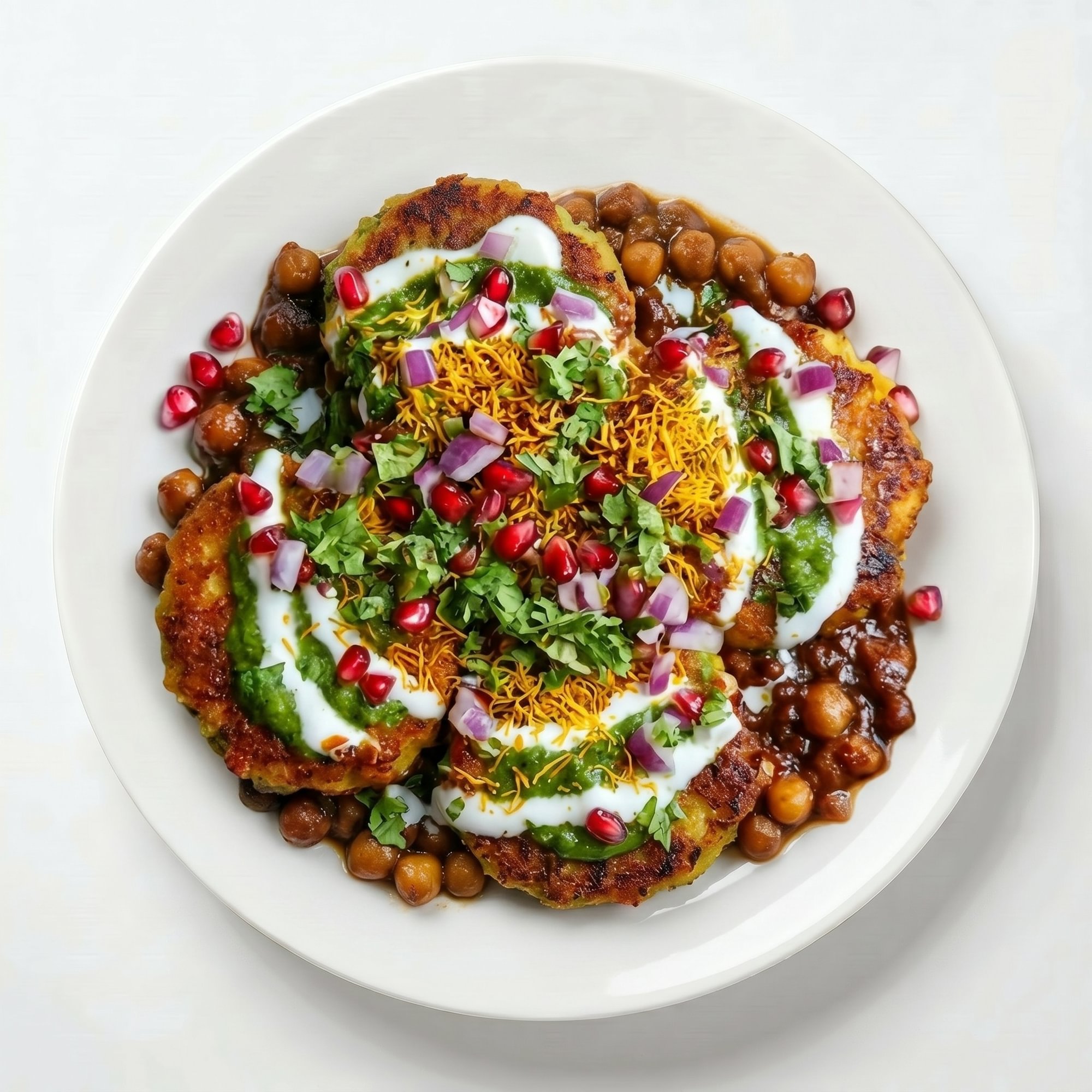 Aloo Tikki Chaat
