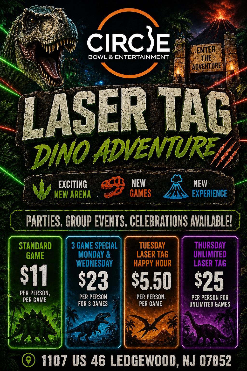 Dino Adventure Laser Tag