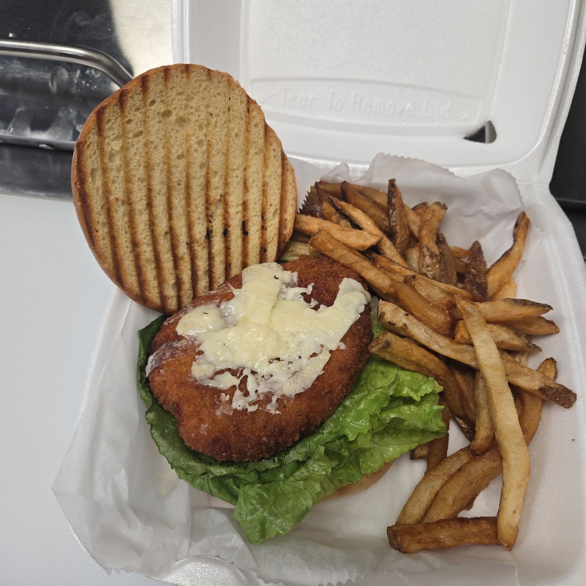 Crispy Chicken Caesar Sandwich