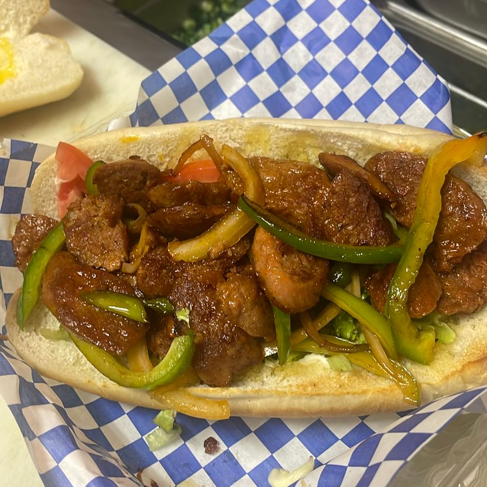 Andouille Chicken Sausage Po'Boy