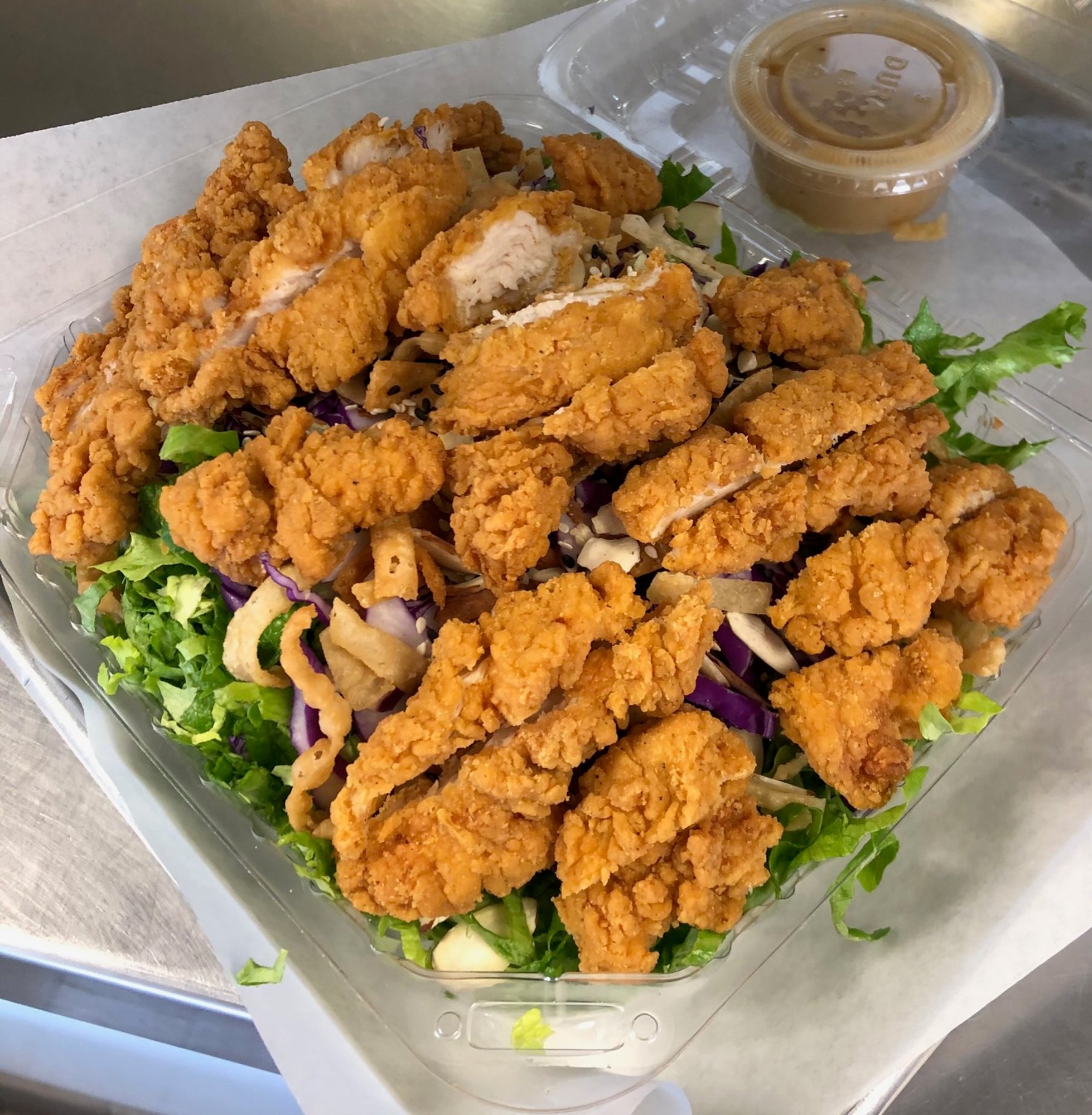 Crispy Chicken Salad