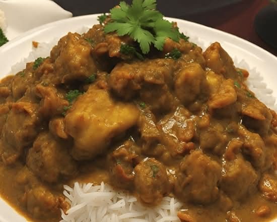 Pork Curry Over Rice
