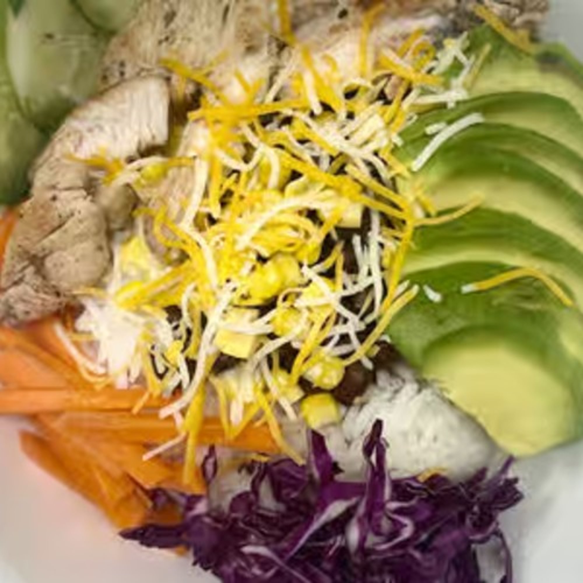 Avocado Chicken Rice Bowl