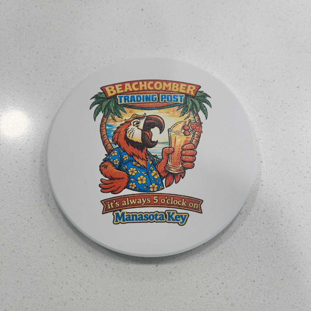 Parrot Ceramic 4 inch Coaster