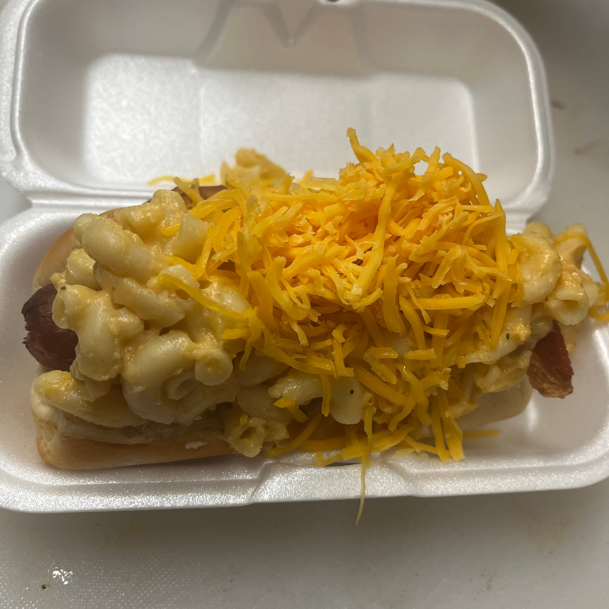 Mac and Cheese Dog