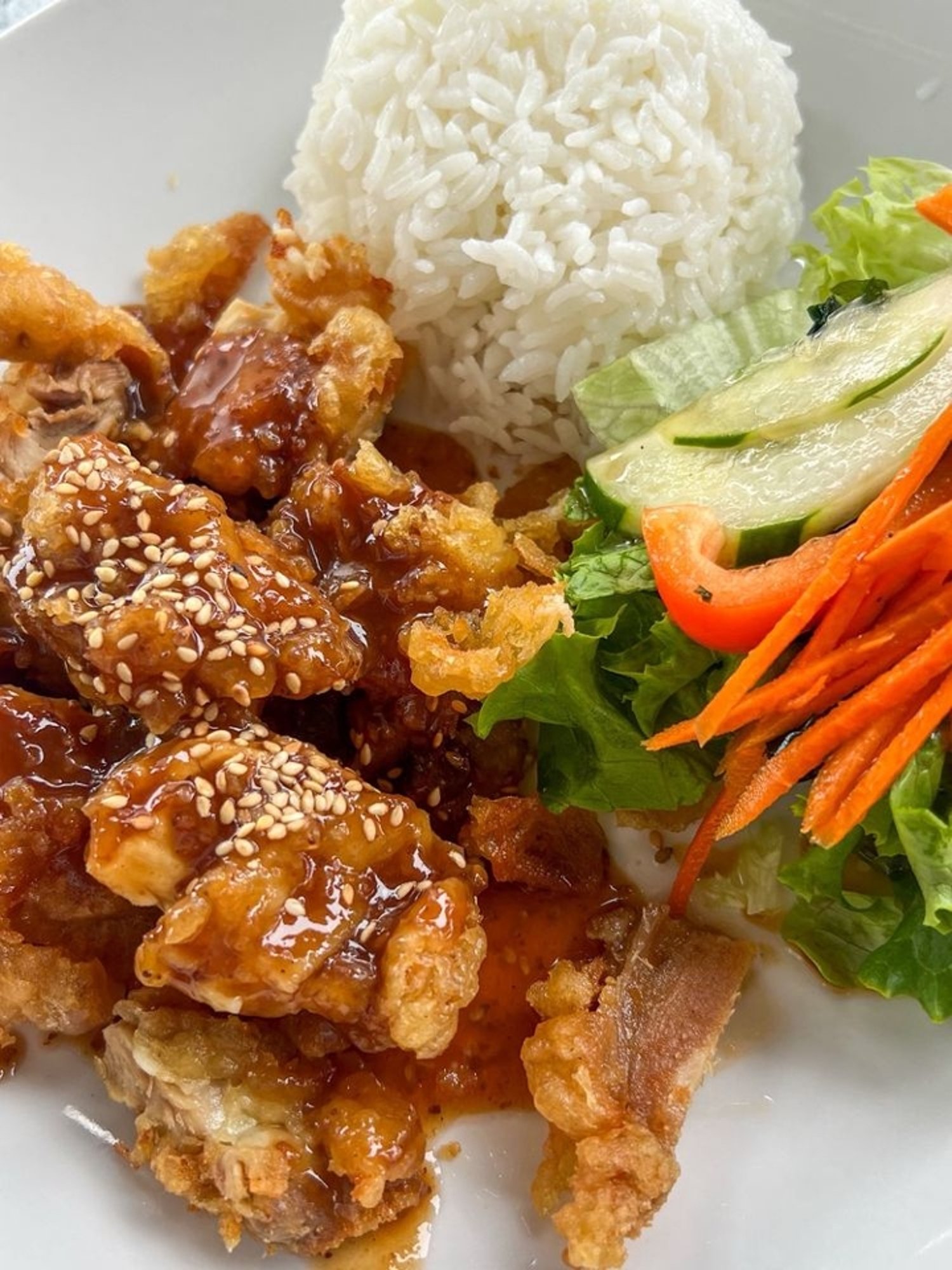 Sesame Chicken Plate