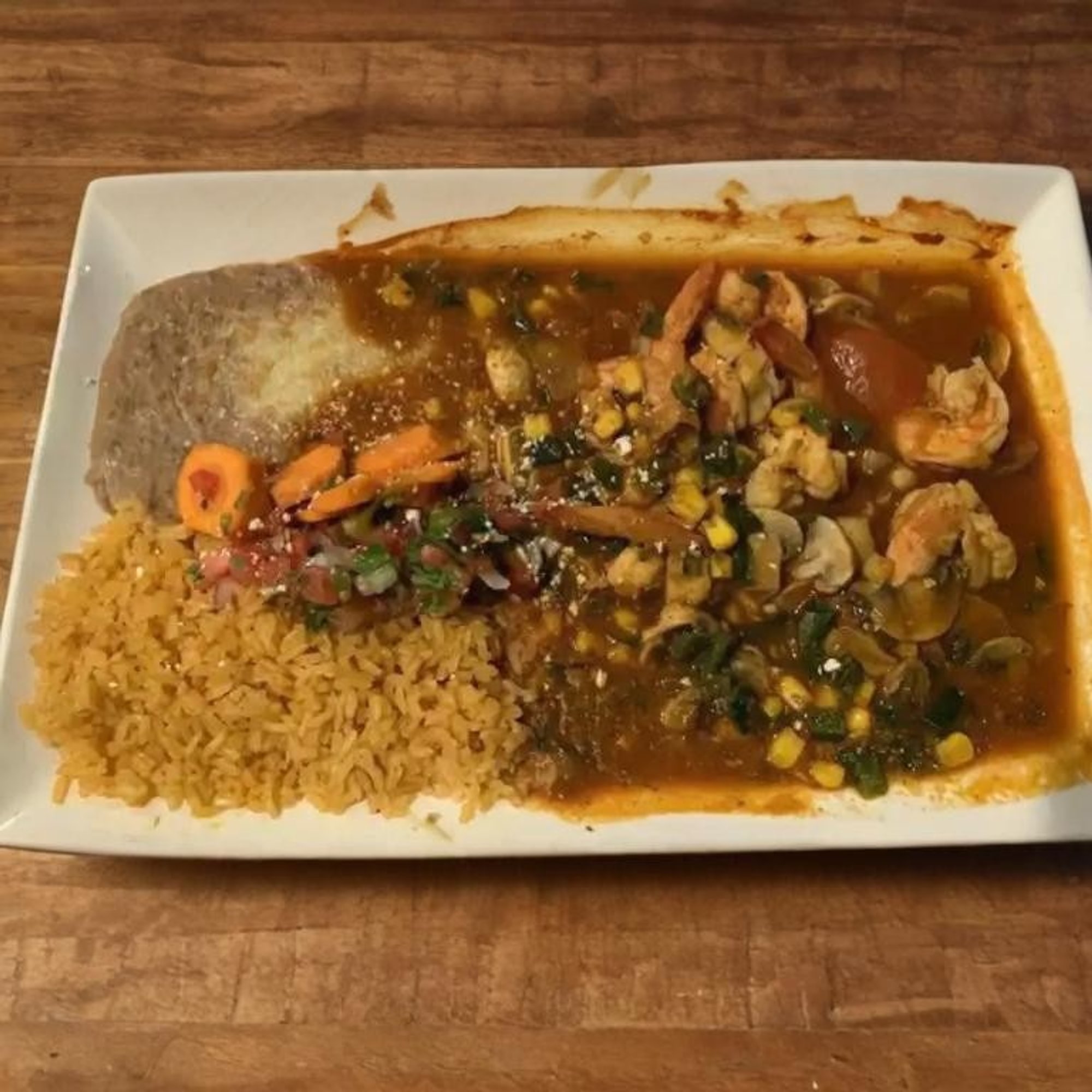 Camarones en Salsa Chipotle