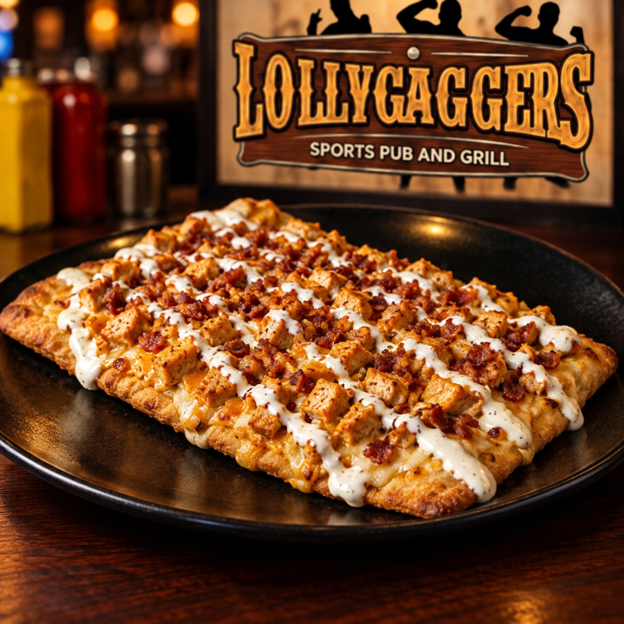 Buffalo Chicken Flatbread*
