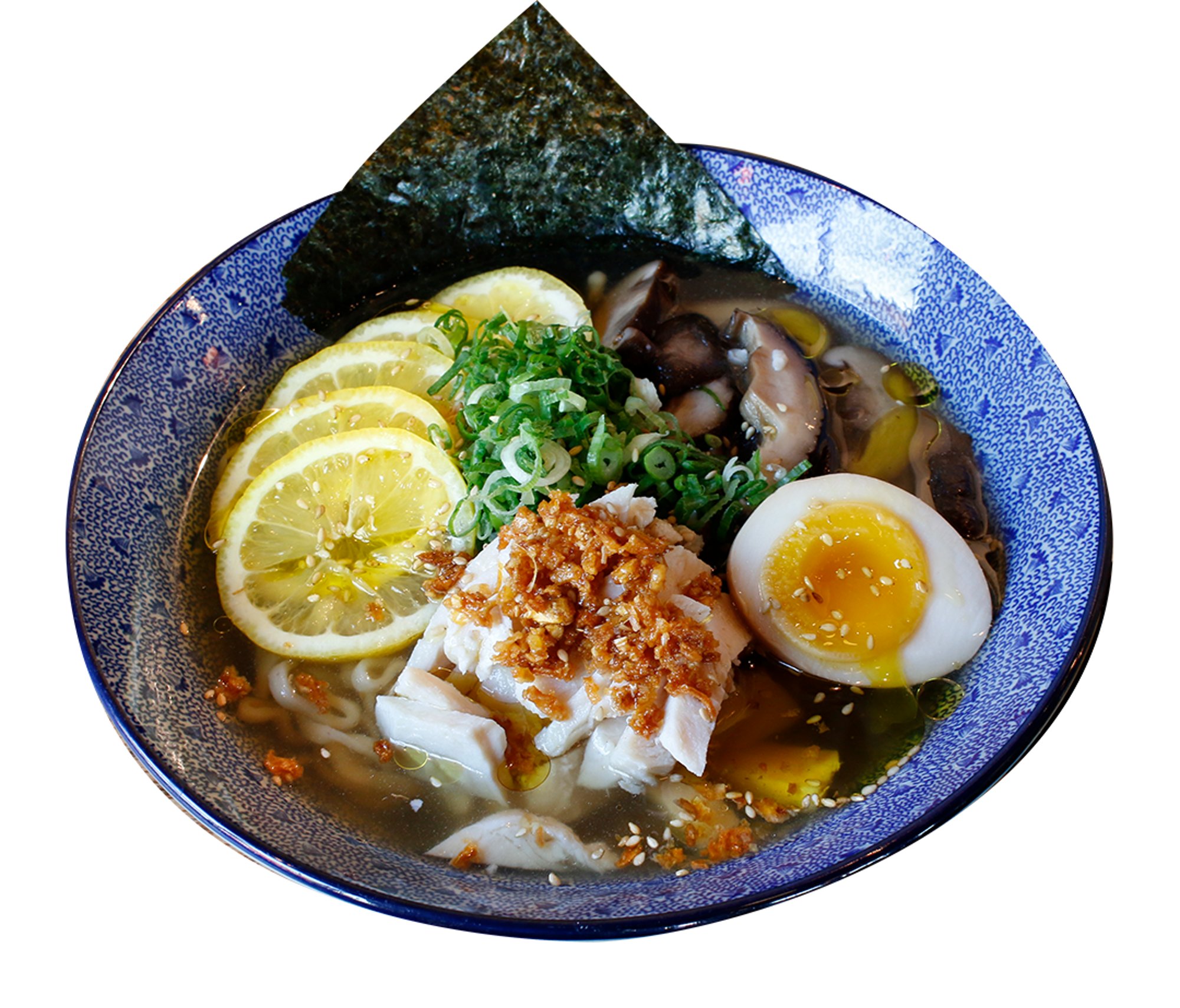 Lemon Ramen Noodle with Cold Soup