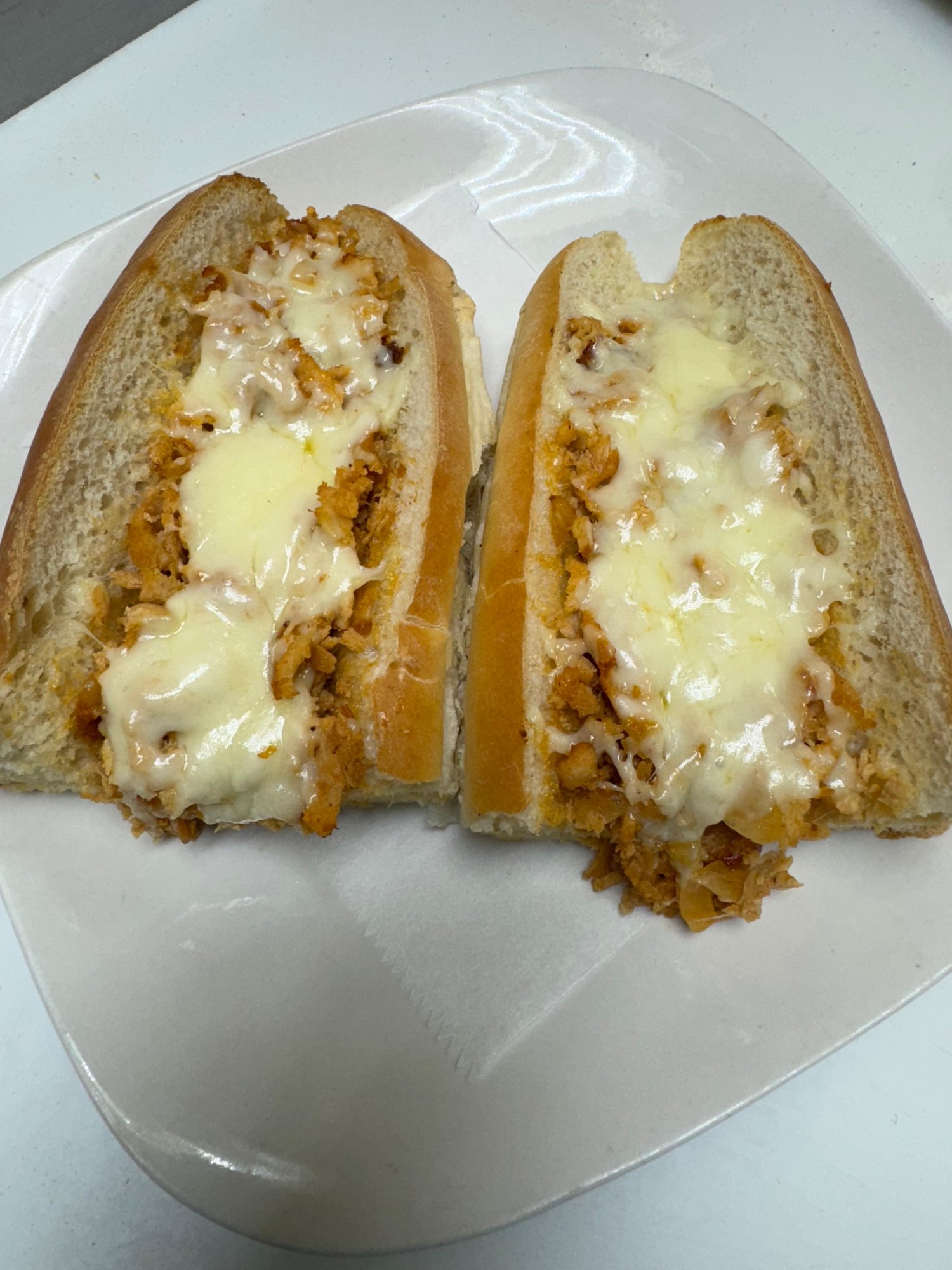 Buffalo Chicken Cheesesteak Hoagie