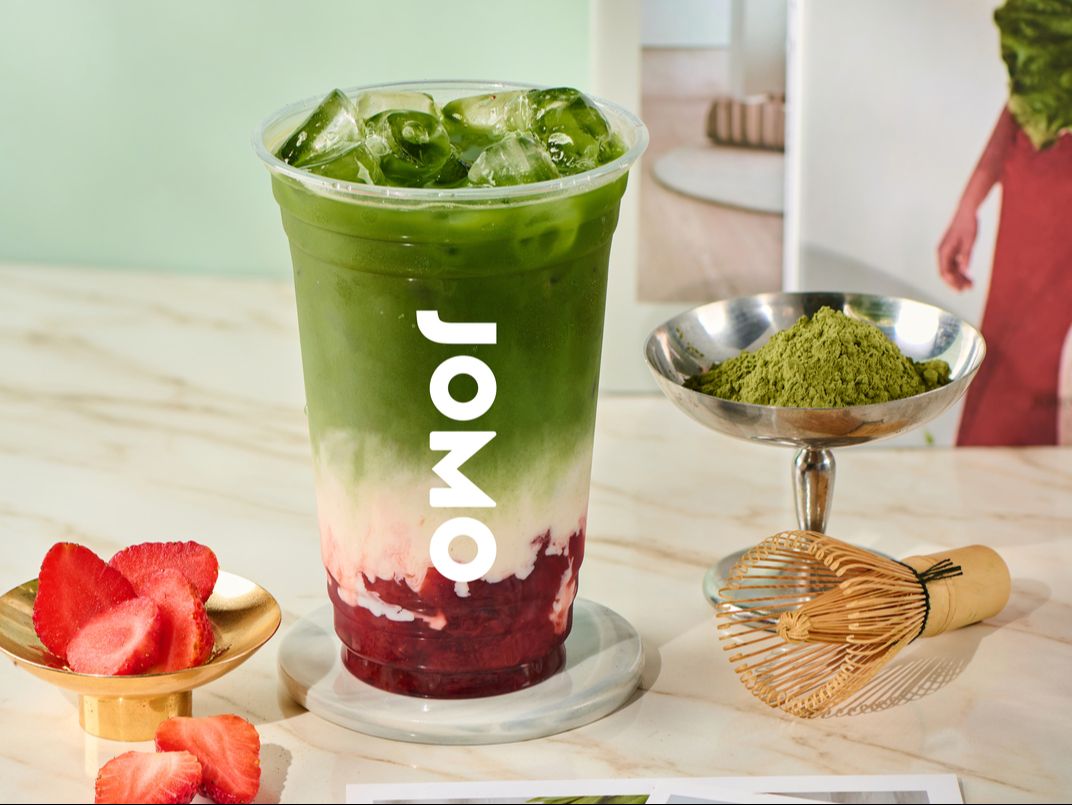 Strawberry Matcha Latte