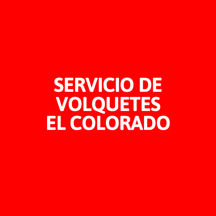 Servicio de Volquetes El Colorado