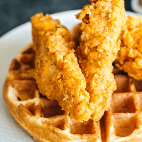 3pc Tenders with Waffle