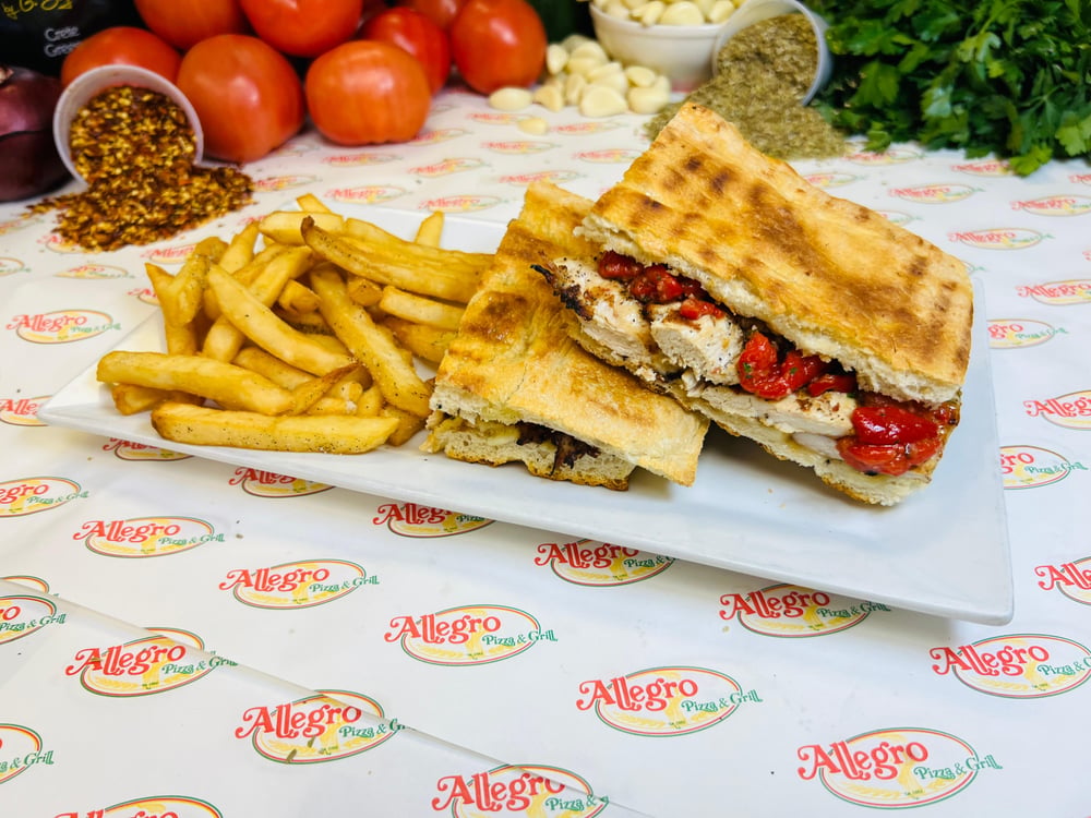 Chicken & Roasted Peppers Panini