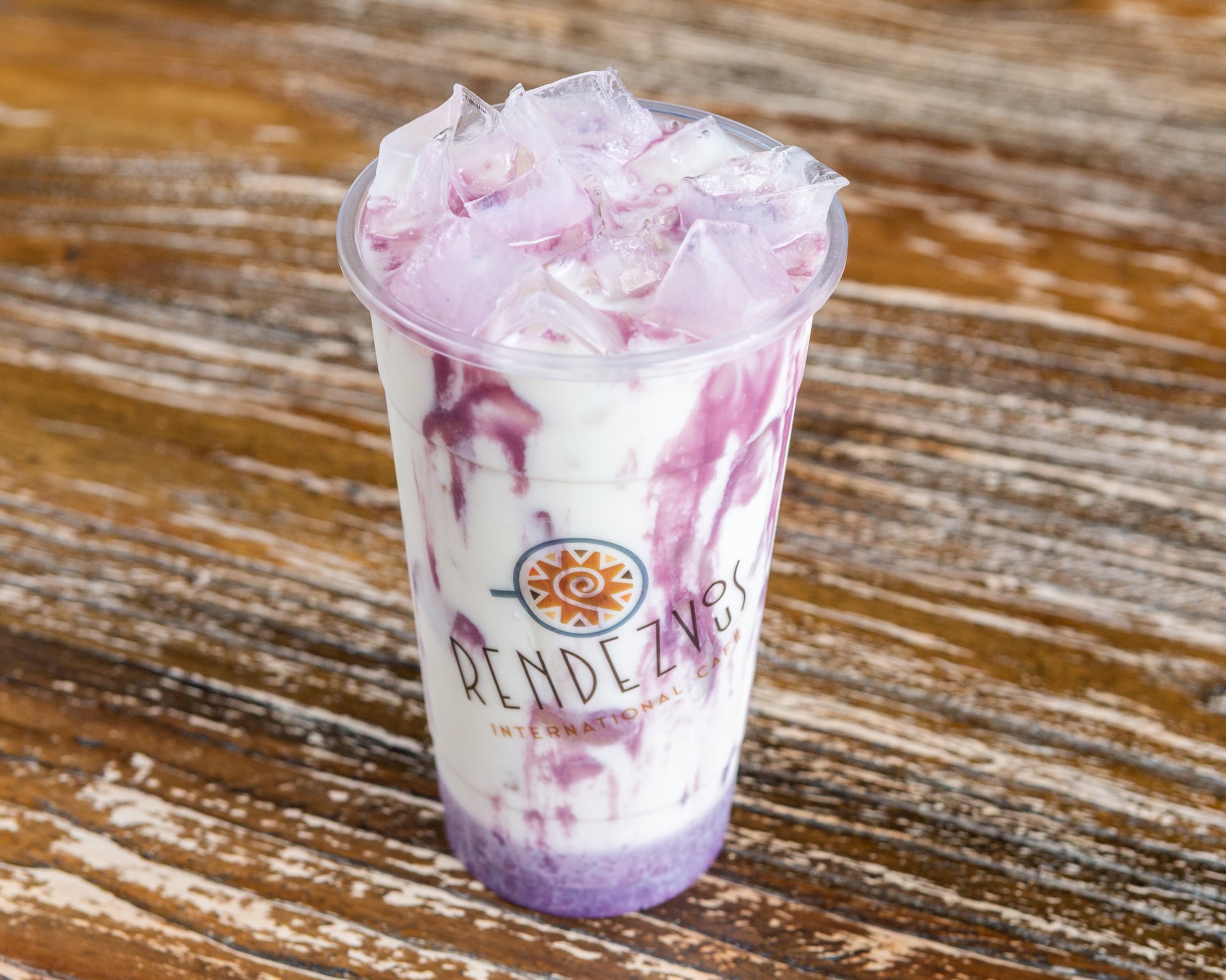 Iced Taro Latte